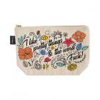 Twisted Wares I Like Pretty Things And The Word F*ck Cosmetic Bag Sex Toy Product