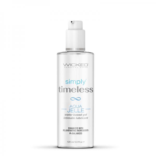 Wicked Simply Timeless Aqua Jelle 4 Oz. Sex Toy Product