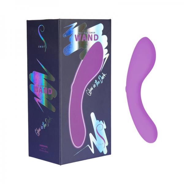 Swan The Mini Swan Wand Glow-in-the-dark Purple Sex Toy Product