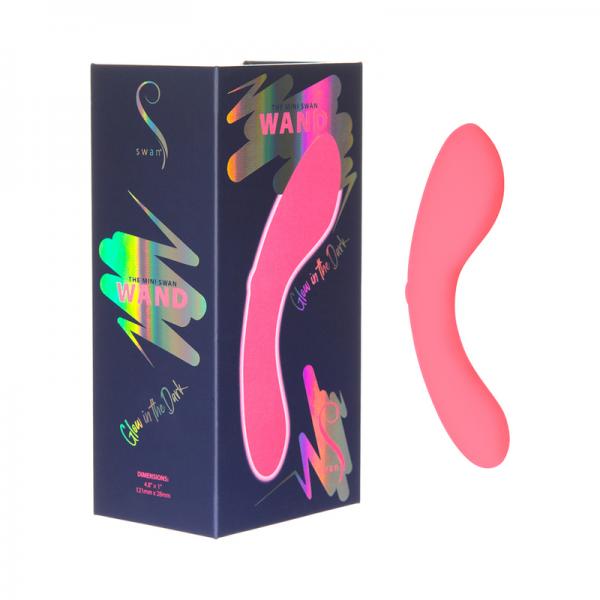 Swan The Mini Swan Wand Glow-in-the-dark Pink Sex Toy Product
