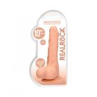 Realrock Skin 10 In. Dildo With Balls Beige Sex Toy Product