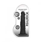 Realrock Skin 10 In. Dildo Black Sex Toy Product