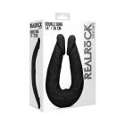 Realrock Skin Double Dong 14 In. Flexible Dual-ended Dildo Black Sex Toy Product