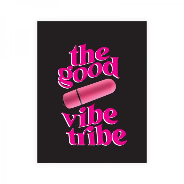 Naughty Vibes Good Vibe Tribe Greeting Card Sex Toy Product