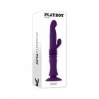 Playboy Hoppy Ending Rechargeable Silicone Thrusting Rabbit Vibrator Acai Sex Toy Product