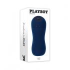 Playboy Gusto Rechargeable Sucking Vibrating Stroker Navy Sex Toy Product