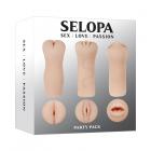Selopa Party Pack 3-piece Stroker Pack Light Sex Toy Product
