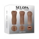 Selopa Party Pack 3-piece Stroker Pack Dark Sex Toy Product