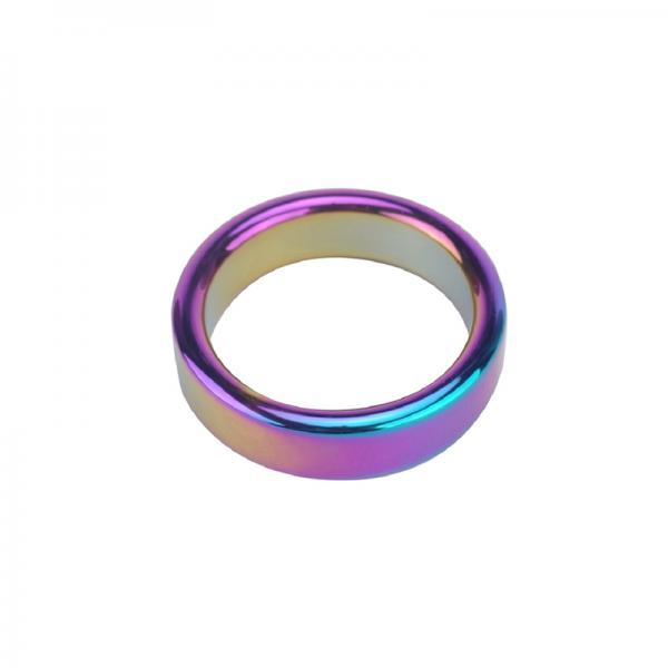 Ple'sur Ss Rainbow Cock Ring 2in X .560 X .25in Sex Toy Product