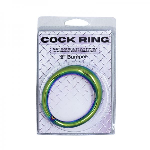 Ple'sur Ss Rainbow Bumper Cockring 2in Sex Toy Product