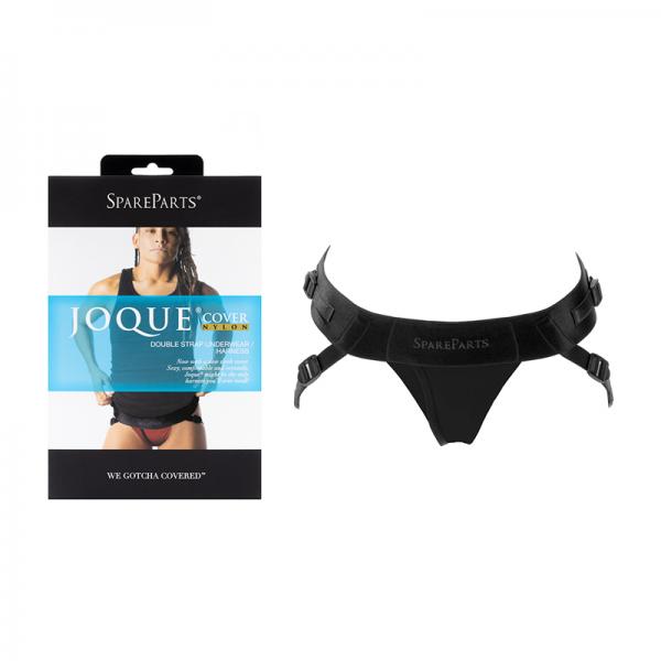 Spareparts Joque Cover Undwr Harness Black (double Strap) Size A Nylon Sex Toy Product