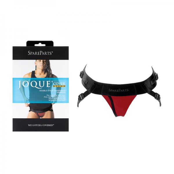 Spareparts Joque Cover Underwear Harness Red (double Strap) Size A Nylon Sex Toy Product