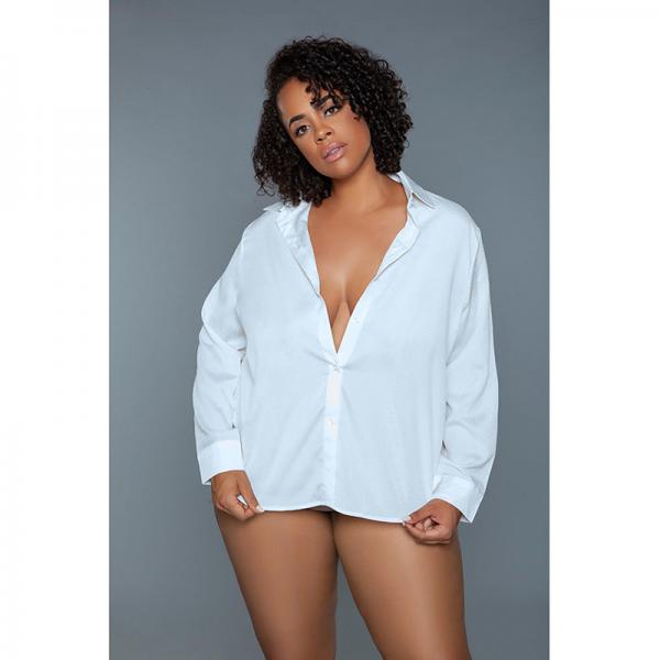 Bewicked Mackenzie Sleepshirt Light Blue 3xl/4xl Sex Toy Product