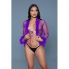 Bewicked Bou Robe Violet O/s Sex Toy Product