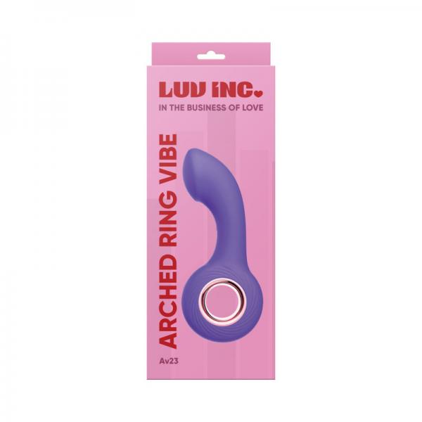 Luv Inc Av23: Arched Ring Vibe Purple Sex Toy Product