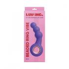 Luv Inc Br15: Beaded Ring Vibe Purple Sex Toy Product