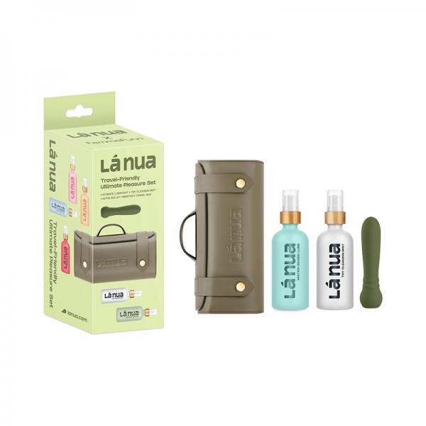 La Nua Gift Bag 1 Ultra Bullet + 100ml Mist Toy Cleaner + 100ml Unflavored Water-based Lube Sex Toy Product