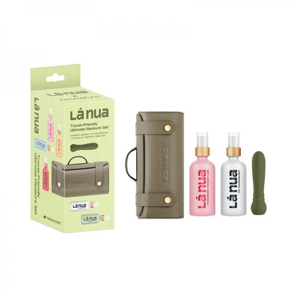 La Nua Gift Bag 2 Ultra Bullet + 100ml Mist Toy Cleaner + 100ml Strawberry Coconut Lube Sex Toy Product