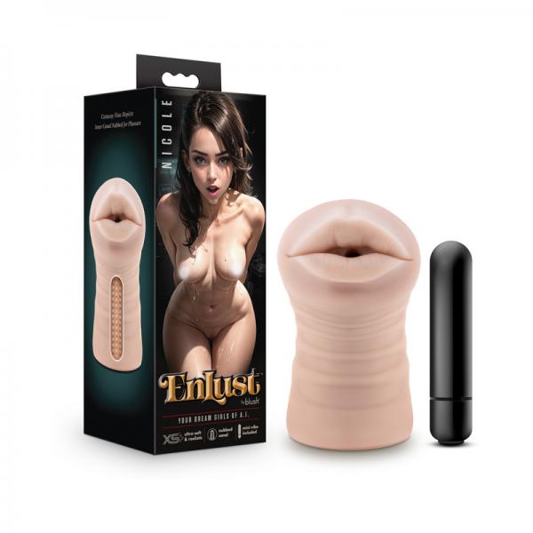 Enlust Nicole Vibrating Stroker Beige Sex Toy Product
