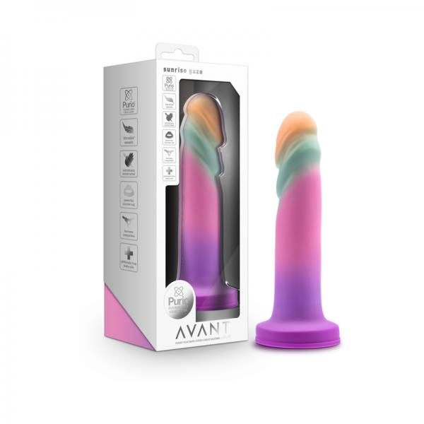 Avant Sunrise Gaze 7.5 In. Dildo Sherbet Sex Toy Product