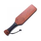 Stockroom Essentials Leather Wrapped Spanking Paddle Sex Toy Product