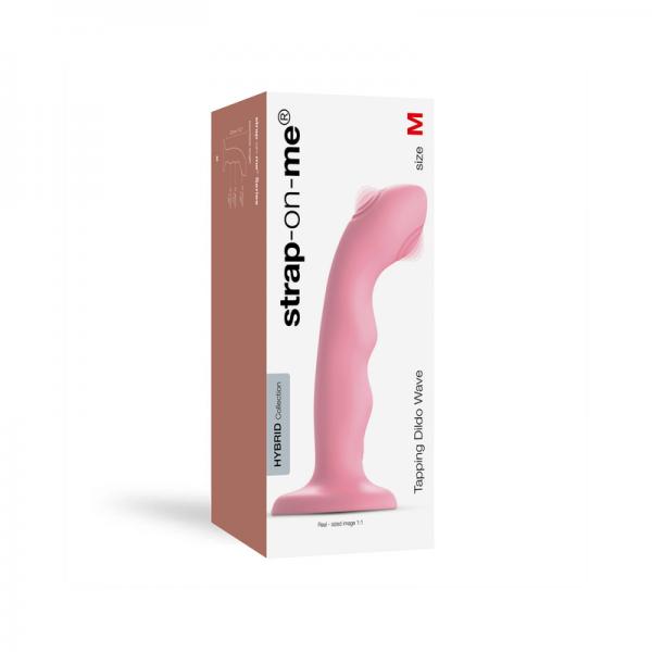 Strap-on-me Tapping Dildo Wave Coral Pink Sex Toy Product