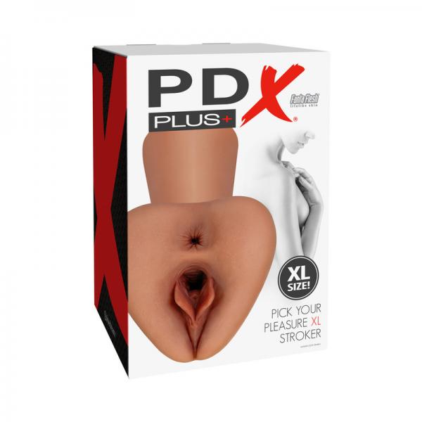 Pdx Plus Pick Your Pleasure Stroker Xl Brown Sex Toy Product