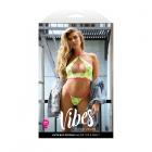 Fantasy Lingerie Vibes Cute But Psycho Uv Reactive Keyhole Halter & Panty M/l Sex Toy Product