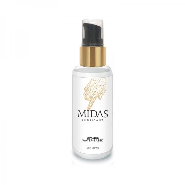 Midas Opaque Water-based Lubricant 2 Oz. Sex Toy Product