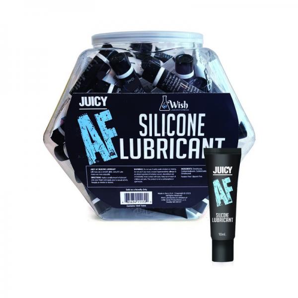 Juicy Af Silicone Lubricant 10ml 65-piece Fishbowl Sex Toy Product