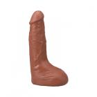 The Realistic Cock Squirting 9.5 In. Ultraskyn Vac-u-lock Dildo Caramel Sex Toy Product