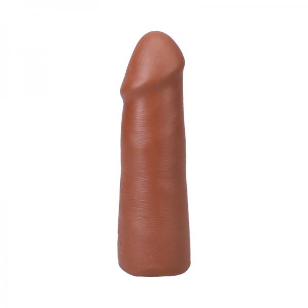 The Realistic Cock 5 In. Ultraskyn Vac-u-lock Dildo Caramel Sex Toy Product