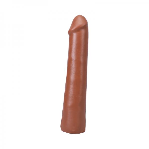The Realistic Cock 9 In. Ultraskyn Vac-u-lock Dildo Caramel Sex Toy Product