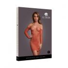 Le Desir Long-sleeved Net Mini Dress Sunset Glow O/s Sex Toy Product