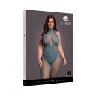 Le Desir Fishnet And Lace Bodystocking Ocean Deep Queen Size Sex Toy Product
