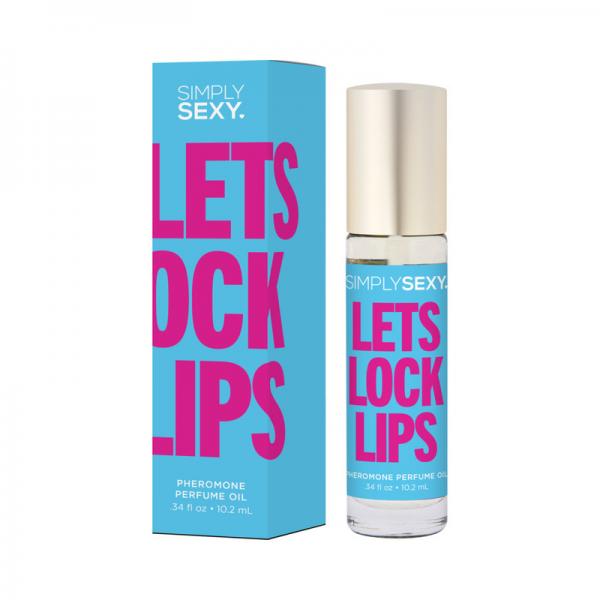 Simply Sexy Pheromone Perfume Oil Roll On Let's Lock Lips 0.34oz Sex Toy Product