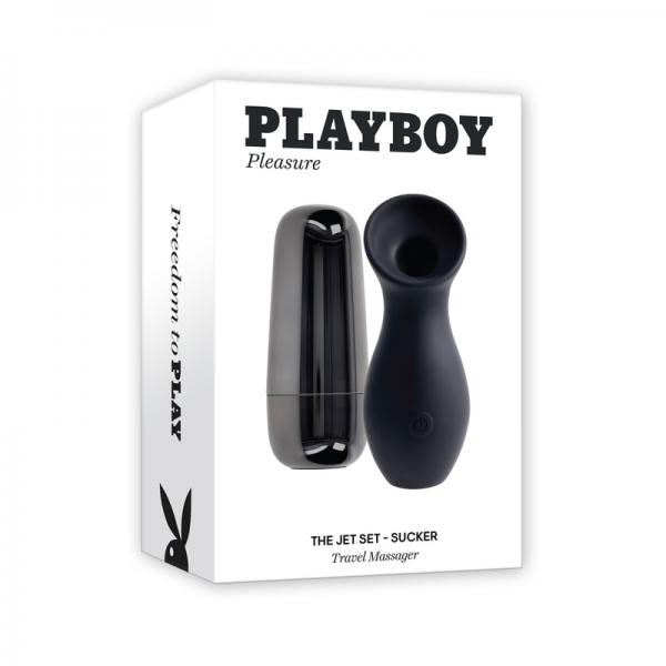 Playboy The Jet Set Sucker 2am/black Sex Toy Product