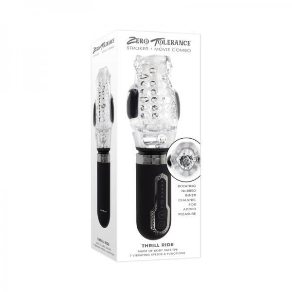 Zero Tolerance Thrill Ride Black/clear Sex Toy Product