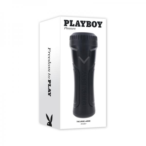 Playboy The Urge Large Stroker Non Vibrating Tpe Black Sex Toy Product