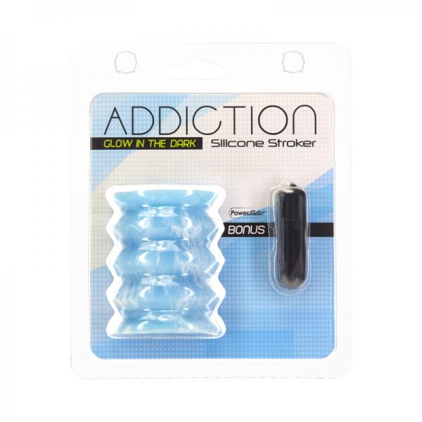 Addiction Silicone Reversible Stroker Glow-in-the-dark Sex Toy Product