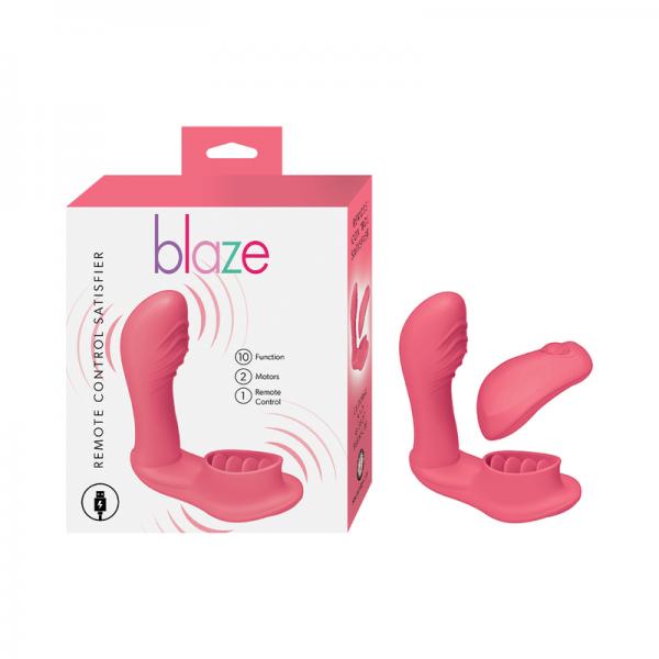 Blaze Remote Control Satisfier Coral Sex Toy Product