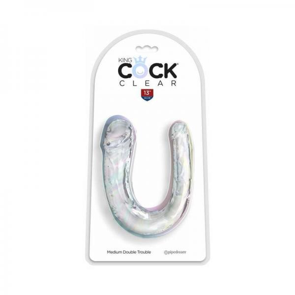 King Cock Clear Medium Double Trouble Sex Toy Product