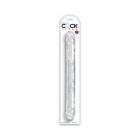 King Cock Double Dildo 18 In. Clear Sex Toy Product