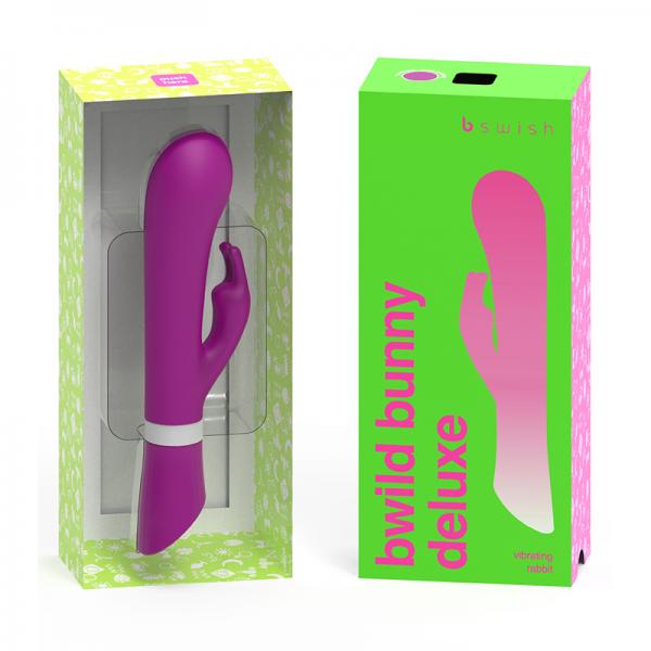 B Swish Bwild Deluxe Bunny Vibrator Raspberry Sex Toy Product