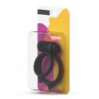 B Swish Bcharmed Basic Plus Vibrating Cock Ring Black Sex Toy Product