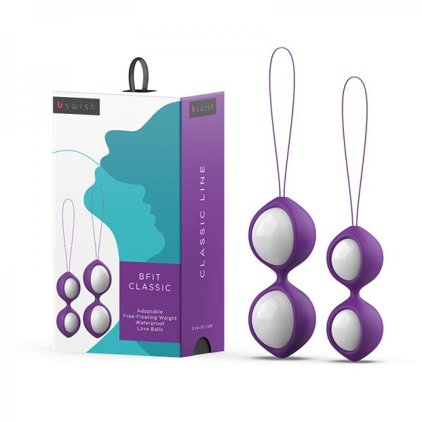 B Swish Bfit Classic Kegel Set Purple Sex Toy Product