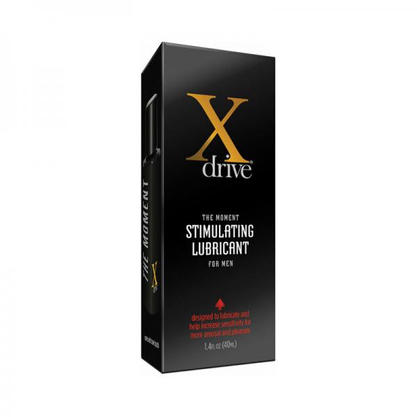 X Drive The Moment Stimulating Lubricant For Men 1.4 Oz. Sex Toy Product