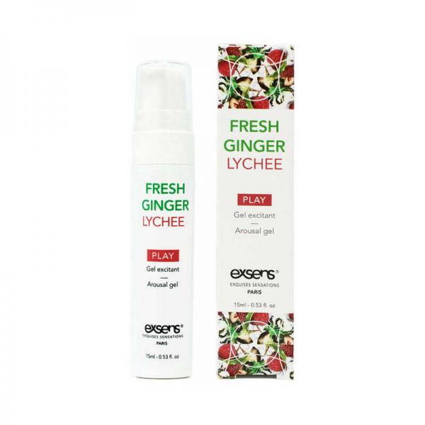 Exsens Arousal Gel Fresh Ginger Lychee 0.5 Oz. Sex Toy Product
