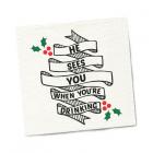 Twisted Wares He Sees You When You're Drinking Napkins 20-pack Sex Toy Product