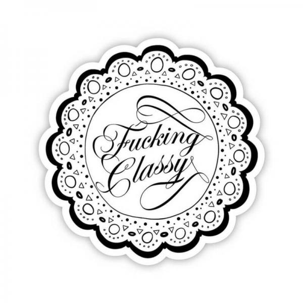 Twisted Wares F*cking Classy Sticker Sex Toy Product